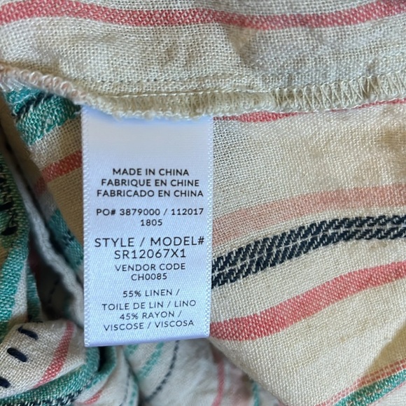 Splendid NWT Women's Belted Romper Multi Color Beige Size Small - Picture 2 of 11